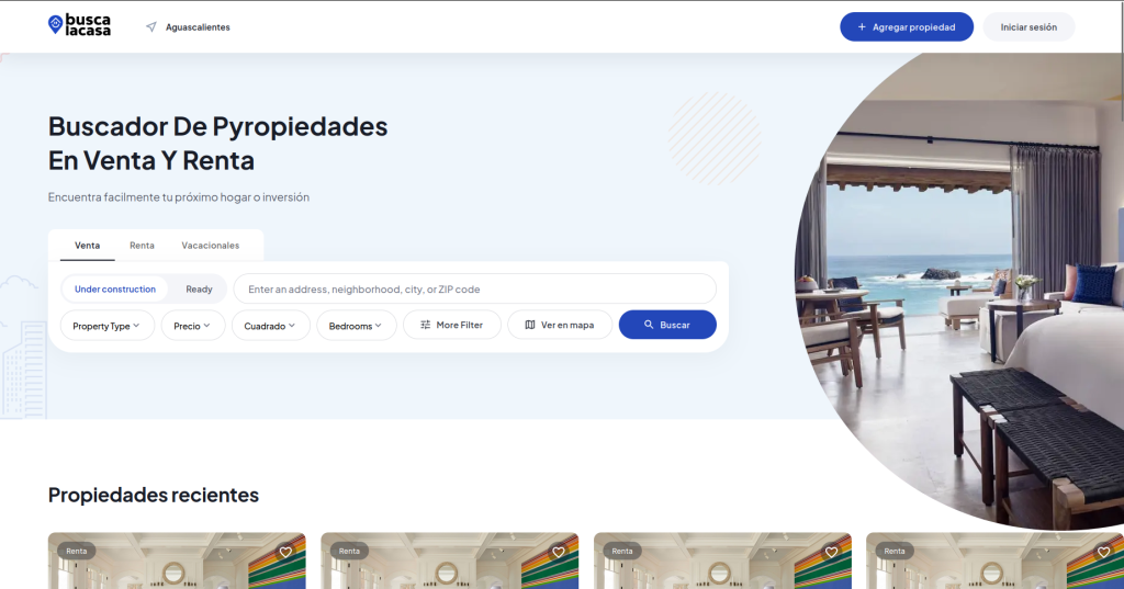 Online real estate search platform